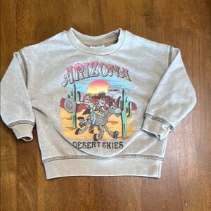Disney Toy Story Arizona Desert Skies Kids Sweatshirt - Gray